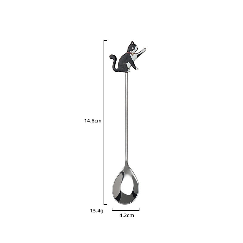 Cute Cartoon Stainless Steel Spoon 1 Piece