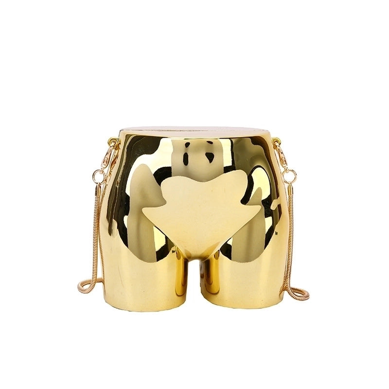 Women's Small Arylic Geometric Ass Streetwear Hip Shape Magnetic Buckle Crossbody Bag