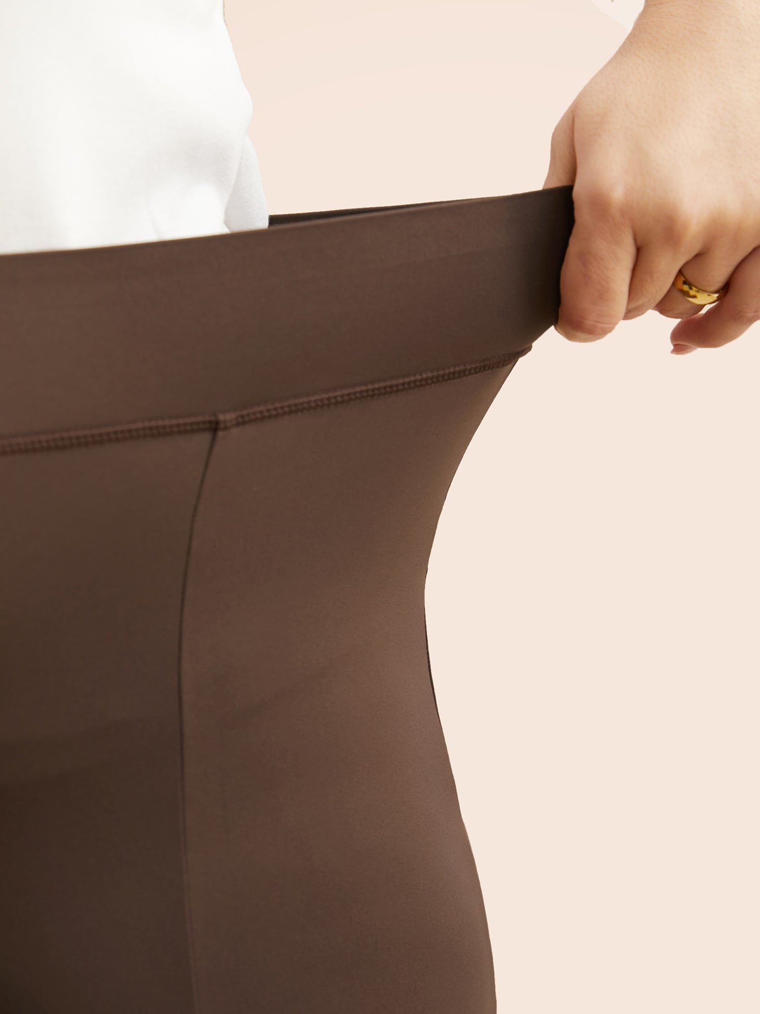 High Stretch Split Hem Bootcut Leggings