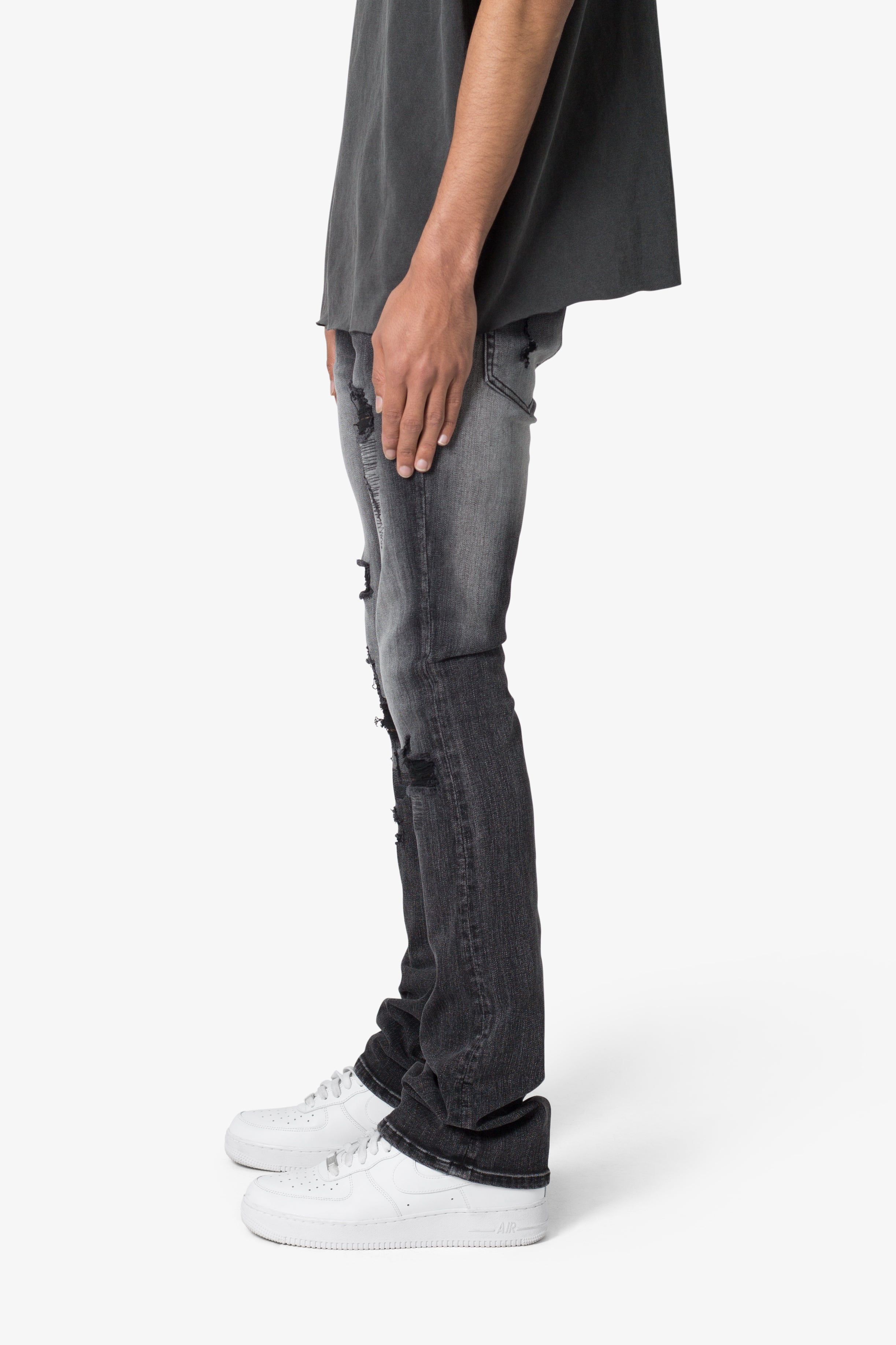 X635 Skinny Stacked Denim - Black