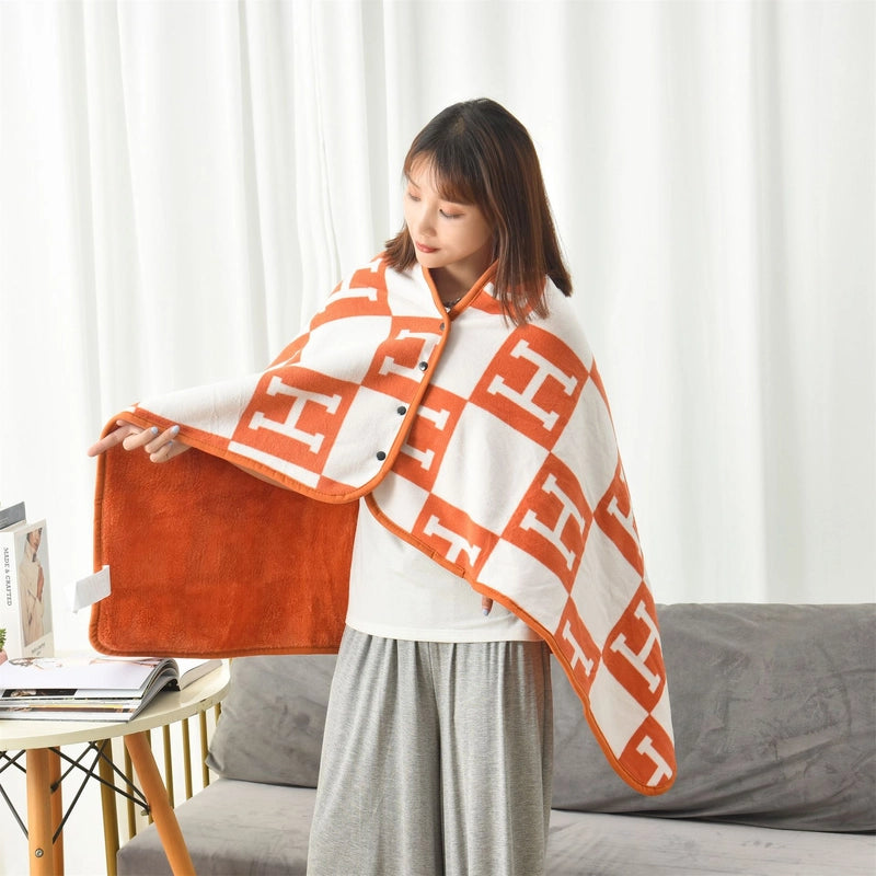 Fashion Lattice Polyester Blanket