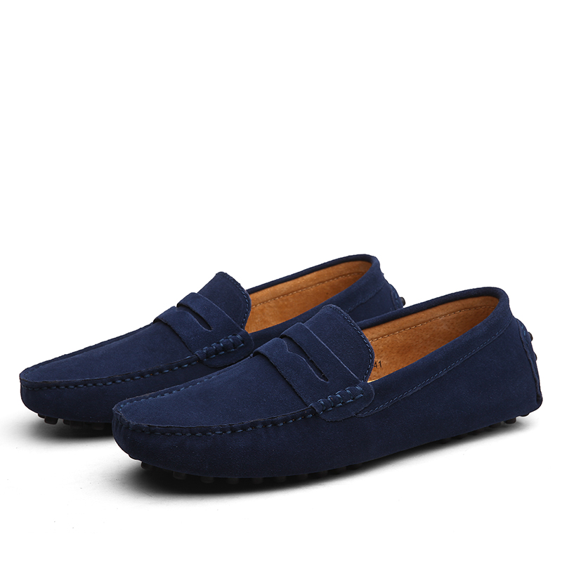 Cricsblue ugg Men Casual Shoes Fashion Men Shoes Handmade Suede Genuine Leather Mens Loafers Moccasins Slip on Men's Flats Grainy Driver Shoes