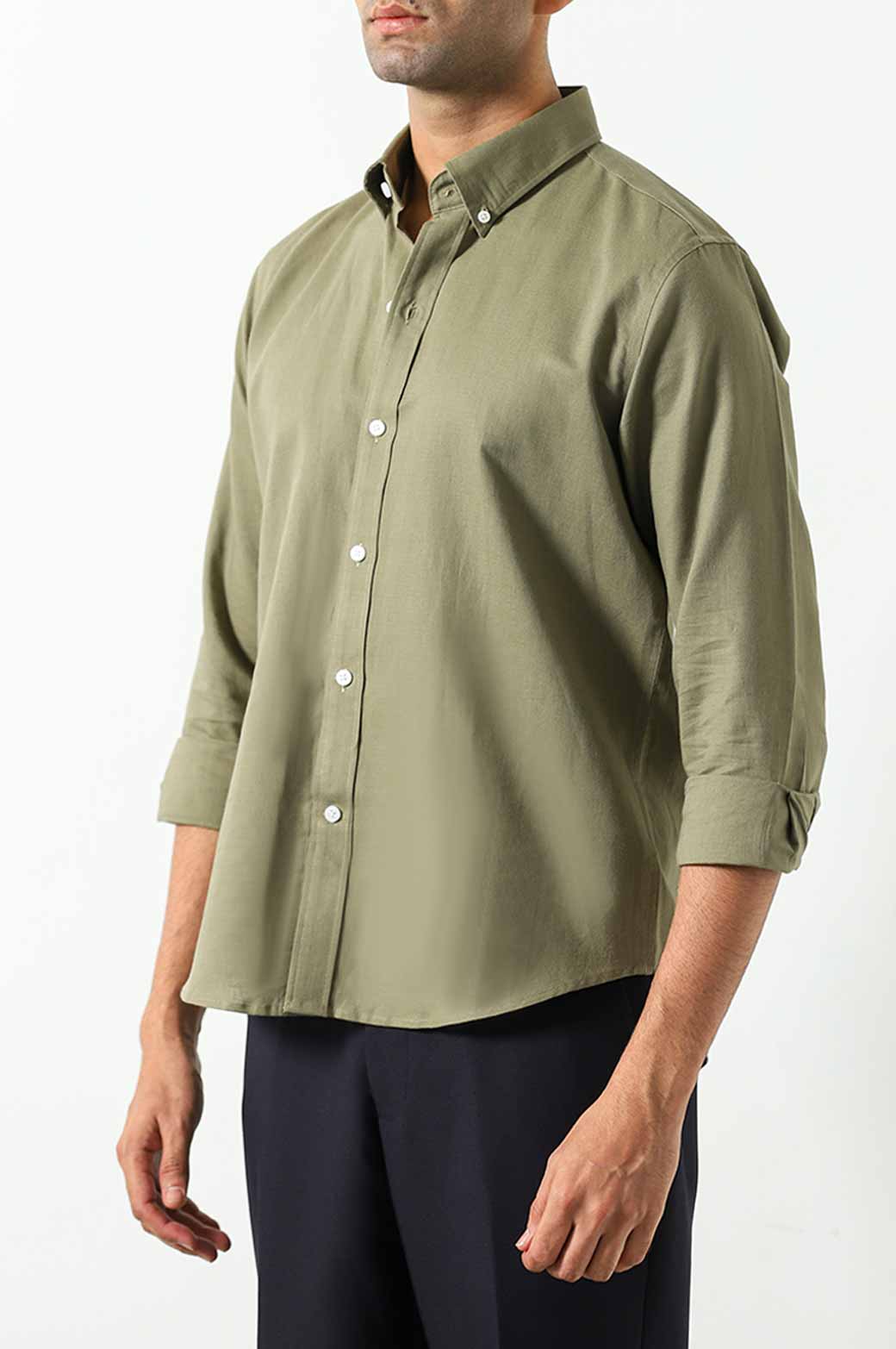 LINEN BUTTON DOWN SHIRT