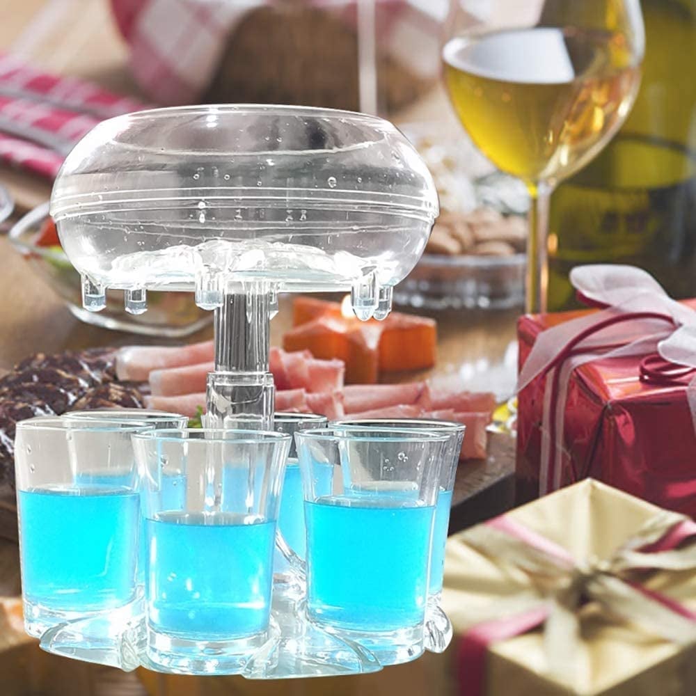 (🍀Early Spring Sale)-🥂 6 Shot Glass Dispenser and Holder