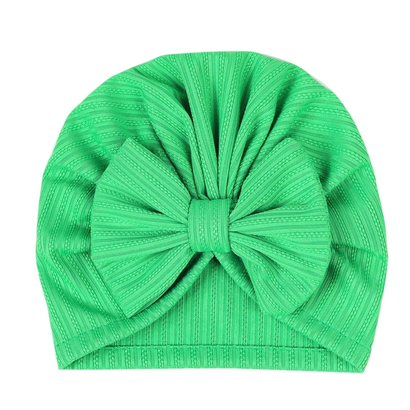 Baby Girl's Baby Boy's Minimalist Solid Color Jacquard Baby Hat