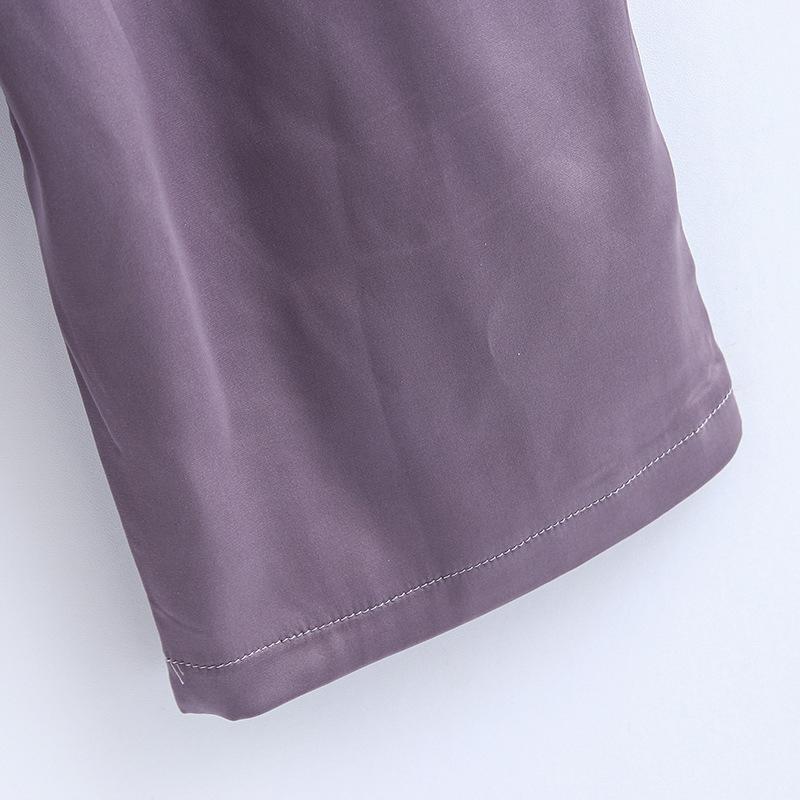Satin Striped Trousers