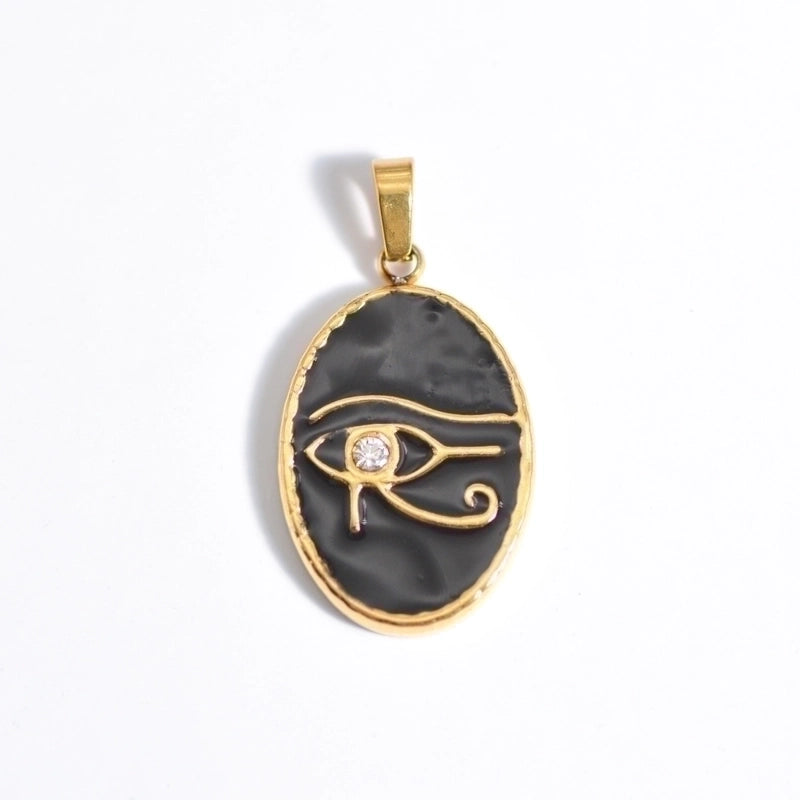 Retro Geometric Titanium Steel Plating Necklace