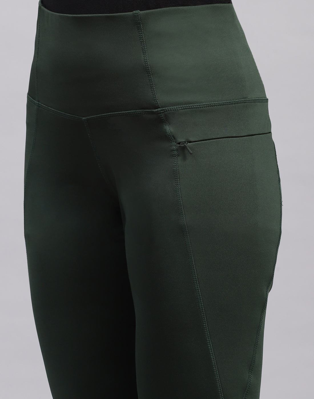 Women Green Solid Smart Fit Lower