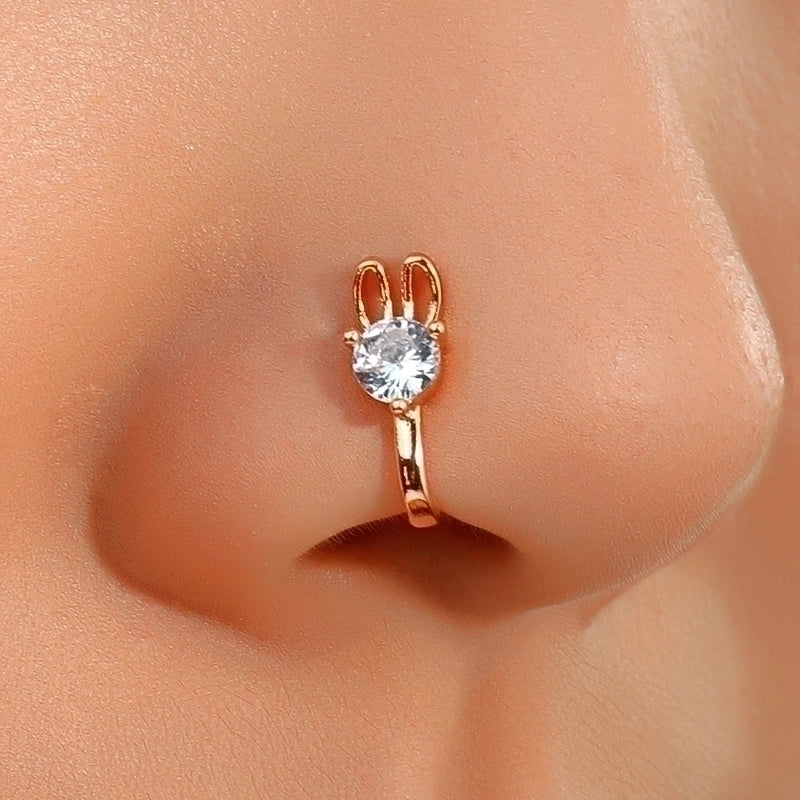 Nose Rings & Studs Retro Animal Copper Plating