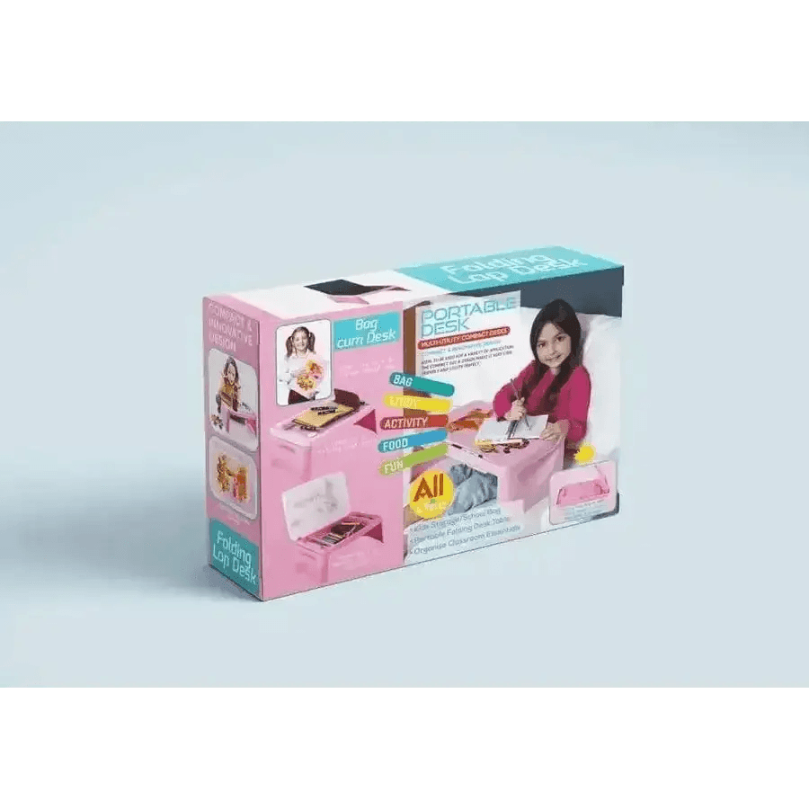 Foldable baby desk table