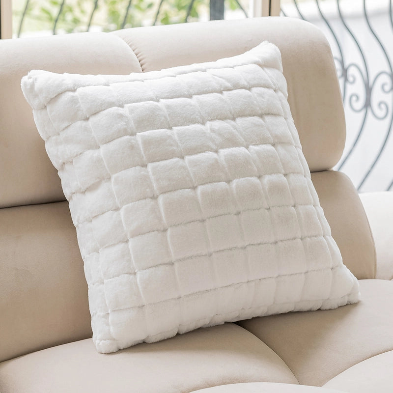 Italian-style Light Luxury Sofa Pillowcase  Model Room Soft Bedside Cushion Pillowcase Bed Lumbar Support