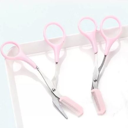 Eyebrow Scissors With Eyebrow Comb – Cutting Scissors For Eyebrow