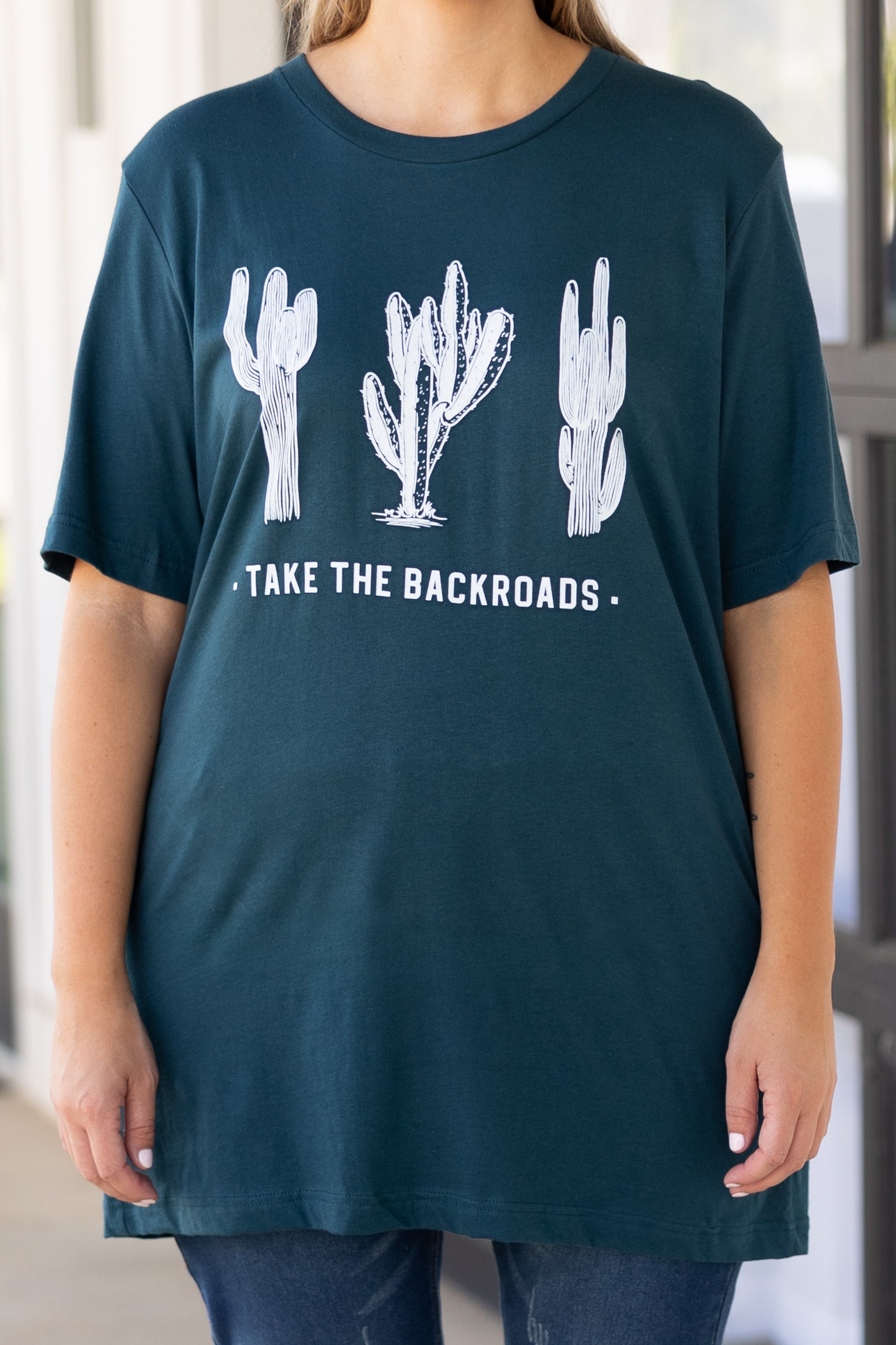 Take The Backroads Tee. Atlantic