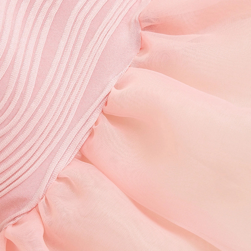 Cute Sweet Polyester Solid Color Pet Clothing