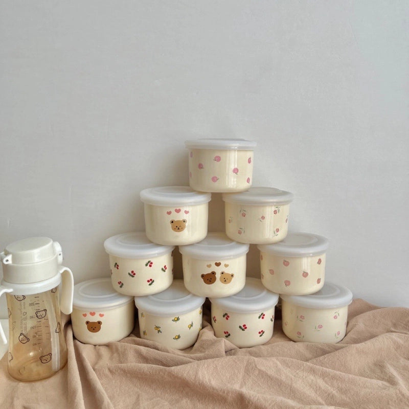 Ceramic Insulation Preservation Silicone Cover With Scale Tableware