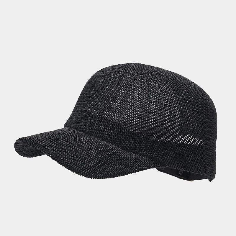 Women's Vacation Minimalist Solid Color Curved Eaves Baseball Cap