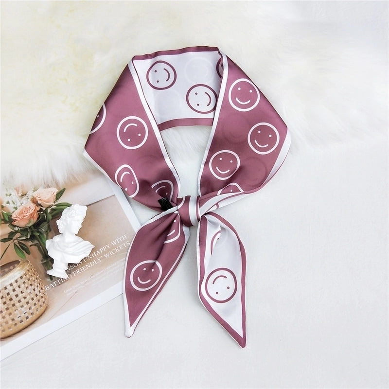 Double-sided Sharp-angled Silk Scarf