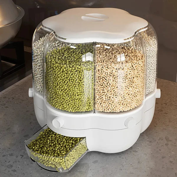 360° Rotating Grain And Cereal Dispenser