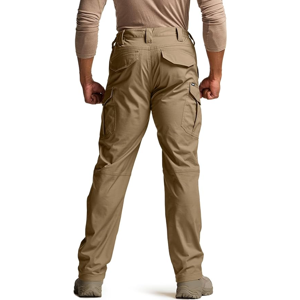 ⚡Last Day Clearance -Men's Flex Stretch Tactical Pants, Water Resistant Ripstop Cargo Pants