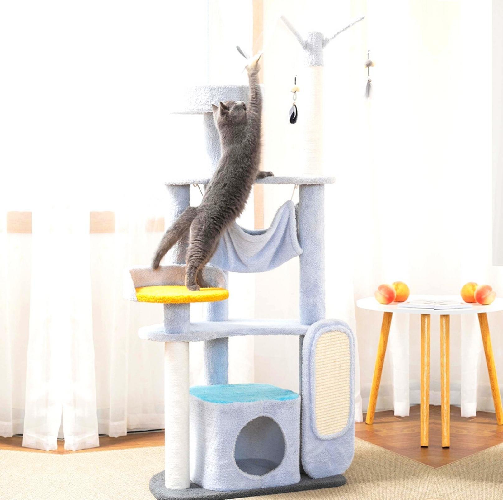 Laputo Palace Multi-functional Cat Tree | Scratching Posts & Lounging Areas