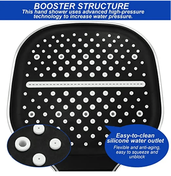 8-speed Oversized Panel Pressurized Shower Head-BUY 2 GET EXTRA 10% OFF & FREE SHIPPING