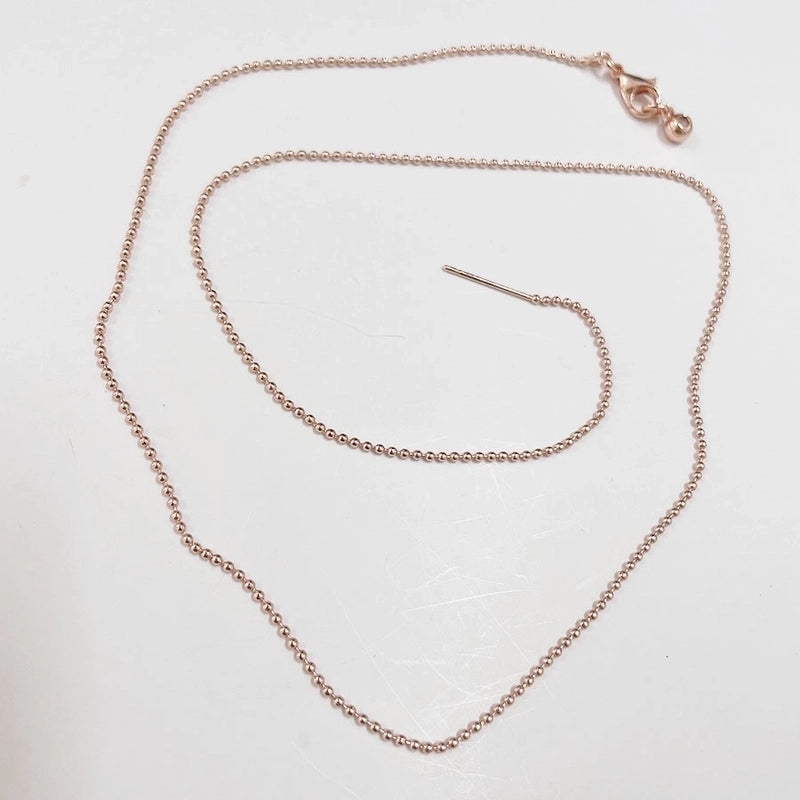 Minimalist Classic Style Solid Color Copper 18k Gold Plated 24k Gold Plated White Gold Plated Necklace In Bulk
