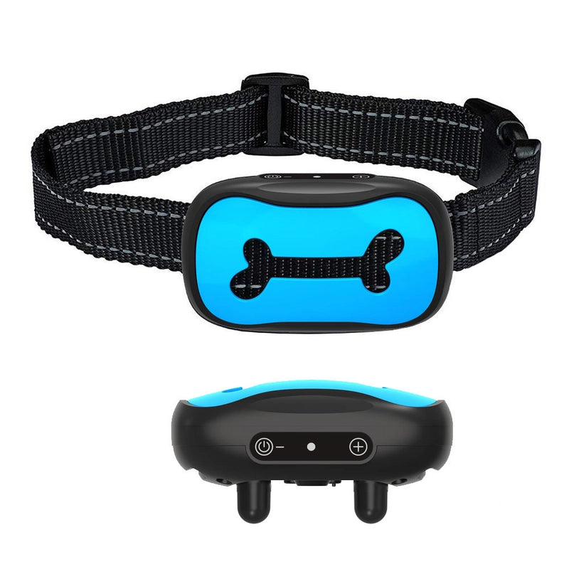 Intelligent Automatic Dog Bark Stopper Training Device Rechargeable Anti-bark Collar Pet Supplies Stop Barking Necklace