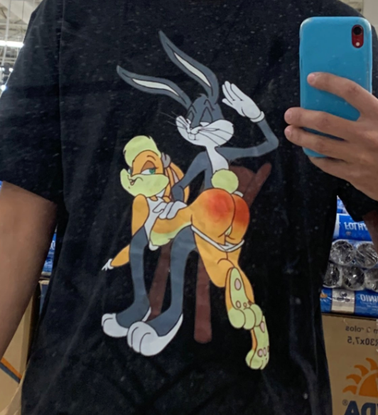 Bugs and Lola Bunny Spanking Tee