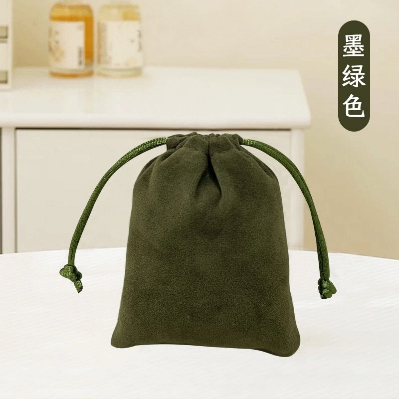 100 Pieces Factory Flannel Jewelry Packaging Bag Buddha Beads Jewelry Play Bag Brocade Bag Gift Bag Drawstring Bag
