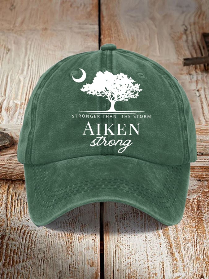 Aiken Strong print hat