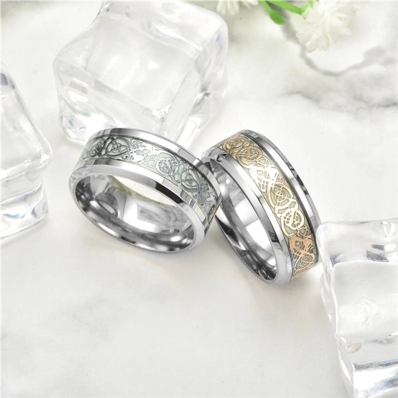 Retro Constellation Stainless Steel Stainless Steel Rings
