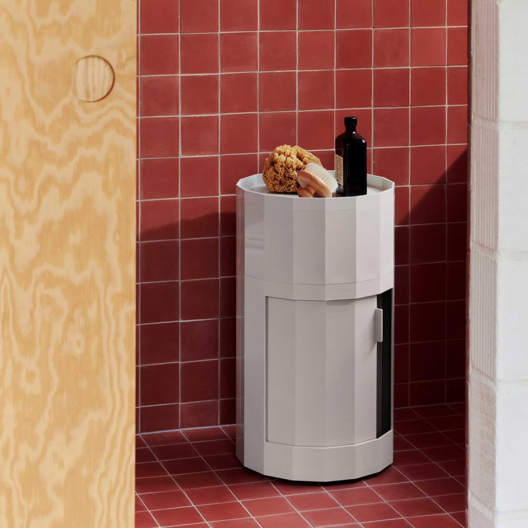 HAY Facet Cabinet High. Eggshell