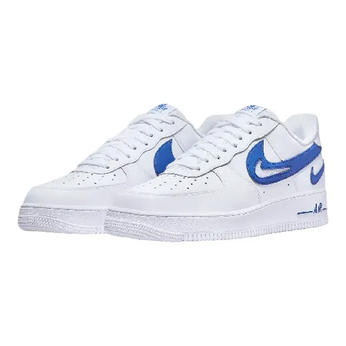 N Air Force 1 Low '07 FM Cut Out Swoosh White Game Royal