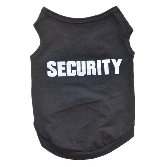 Security Printed Dog Cat Hoodies