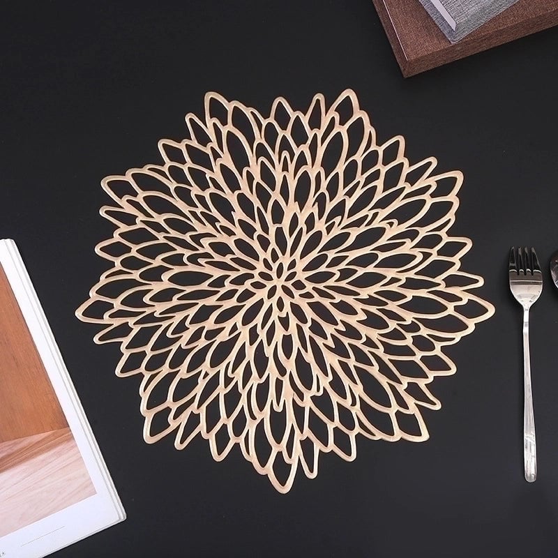 Vacation Solid Color Pvc Placemat 1 Piece