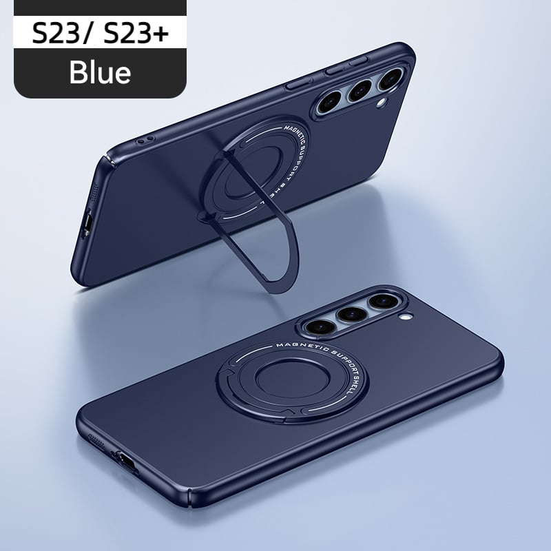 Matte Invisible Stand Magnetic Case For Samsung S23/ S23+/ S23 Ultra