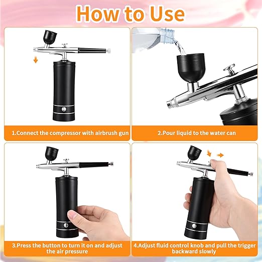 RECHARGEABLE DRAWING AIRBRUSH