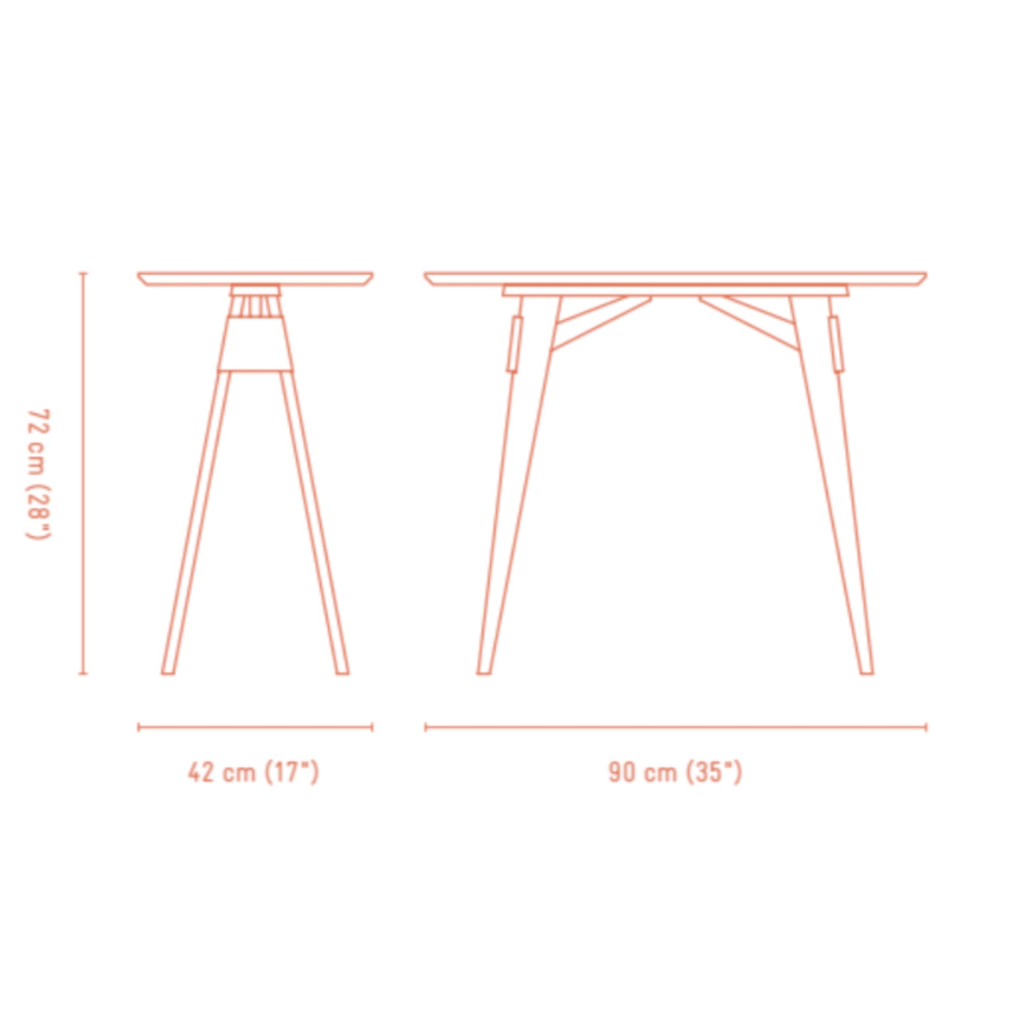 Design House Stockholm Arco Small Desk. oak