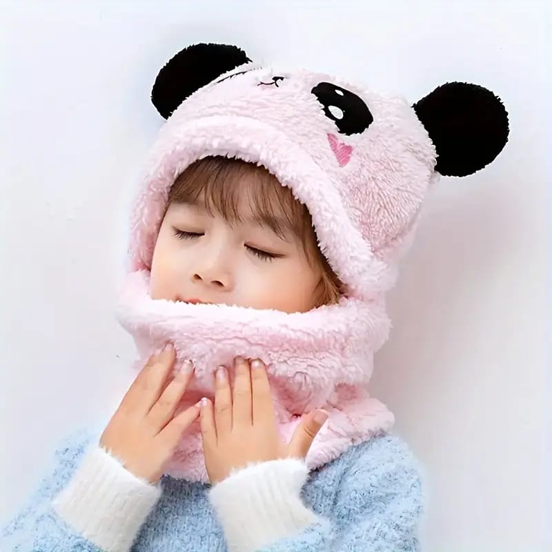 Kids Panda Wool Cap