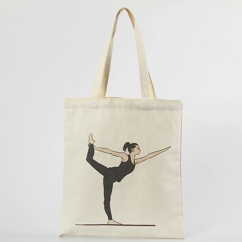 Women's Minimalist Cartoon Shopping Bags