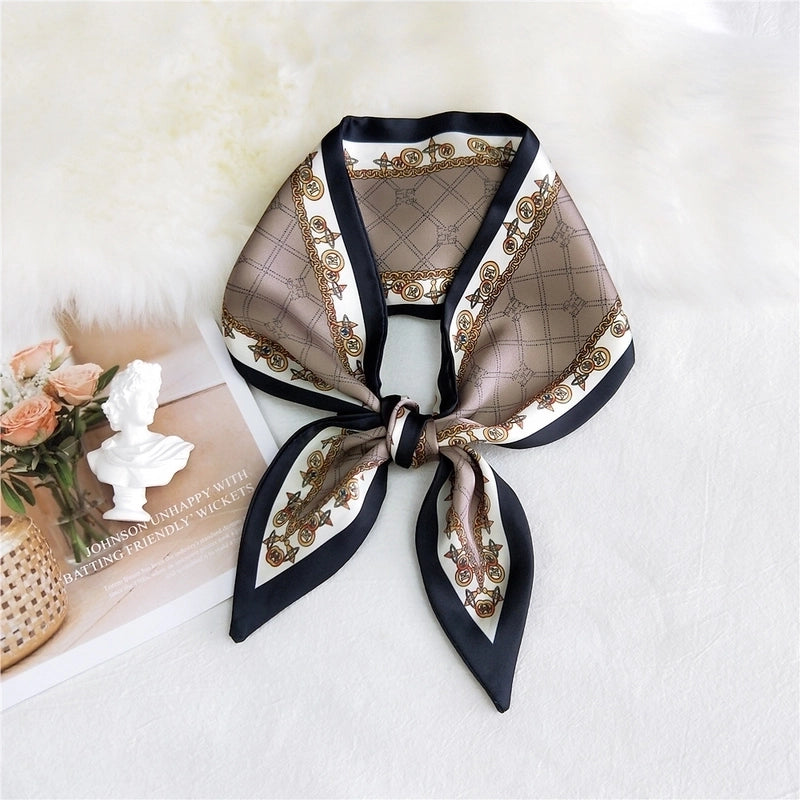 Double-sided Sharp-angled Silk Scarf