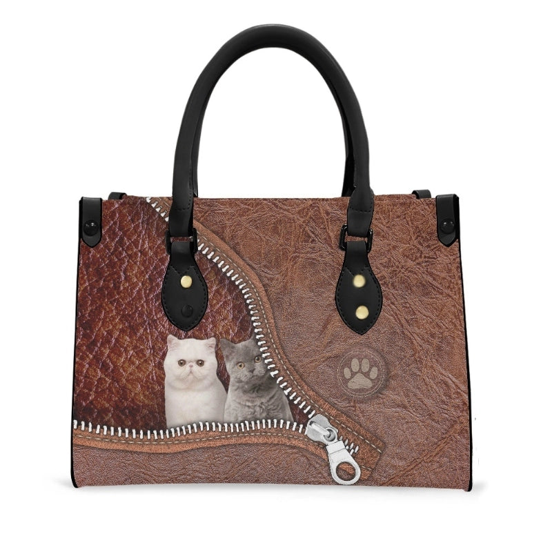 Unisex Medium Pu Leather Customized Vintage Style Classic Style Square Zipper Handbag