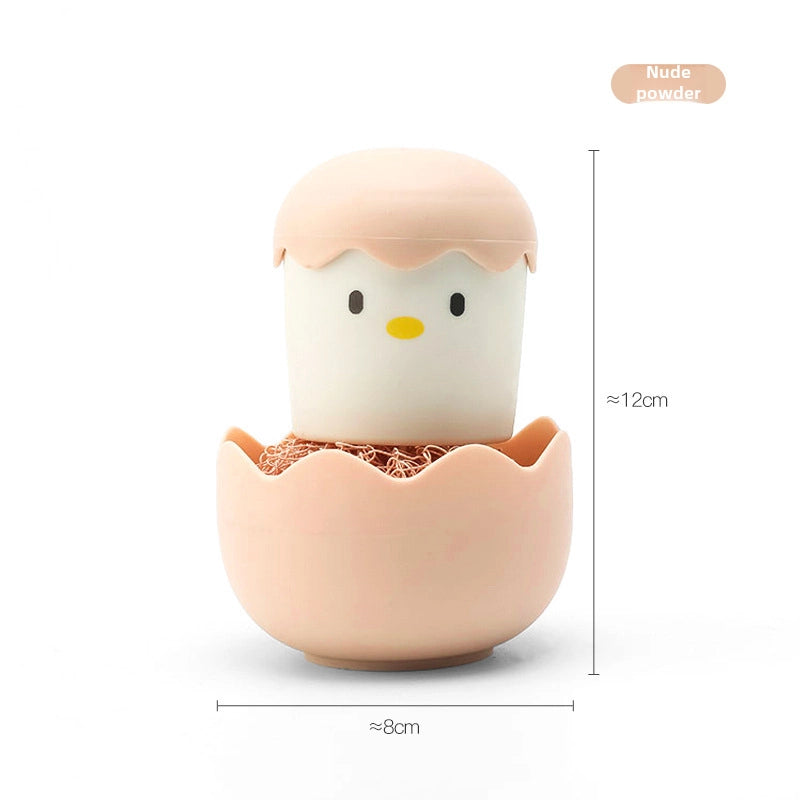 Nano Cleaning Ball Steel Wire Ball Does Not Drop Silk Kitchen Dishwashing Brush Pot Household Washing Pot Brush With Handle Cute Cleaning Ball