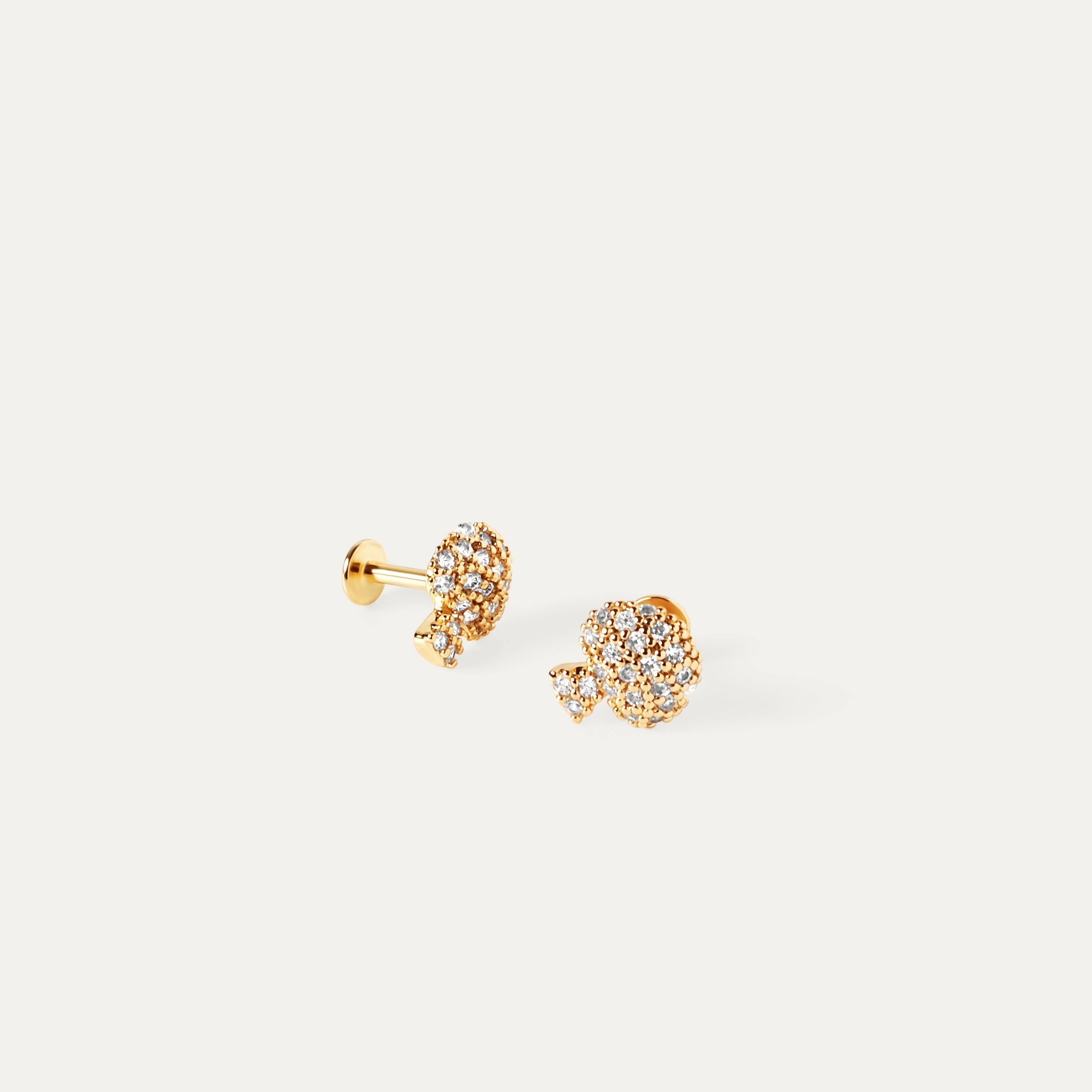 Shru CZ Studs (18K Gold Stainless Steel)
