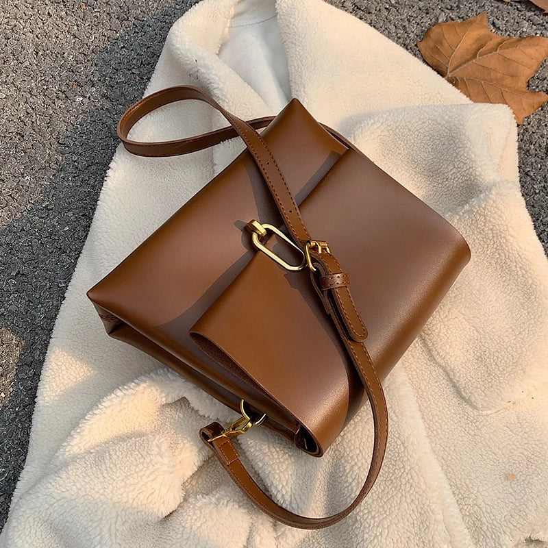 Women's Small All Seasons Pu Leather Streetwear Shoulder Bag