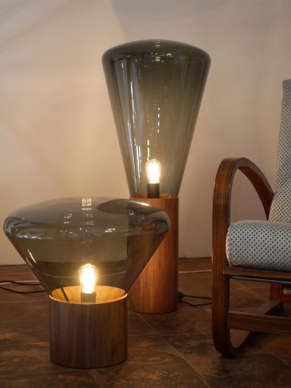 Muffin Collation Pendant. Table & Floor Lamps Set