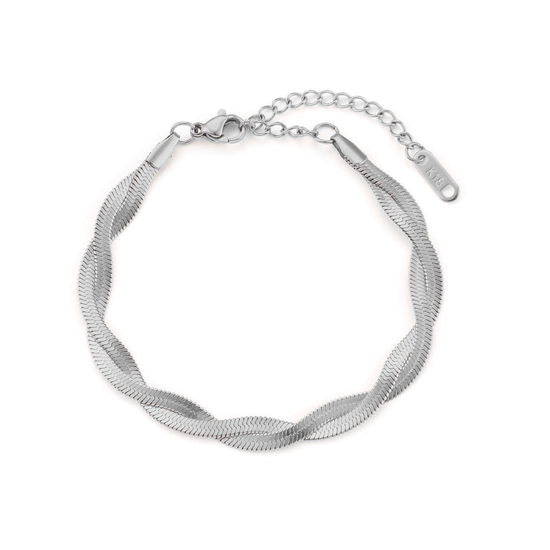 Minimalist Solid Color 304 Stainless Steel 18K Gold Plated Plating Necklace