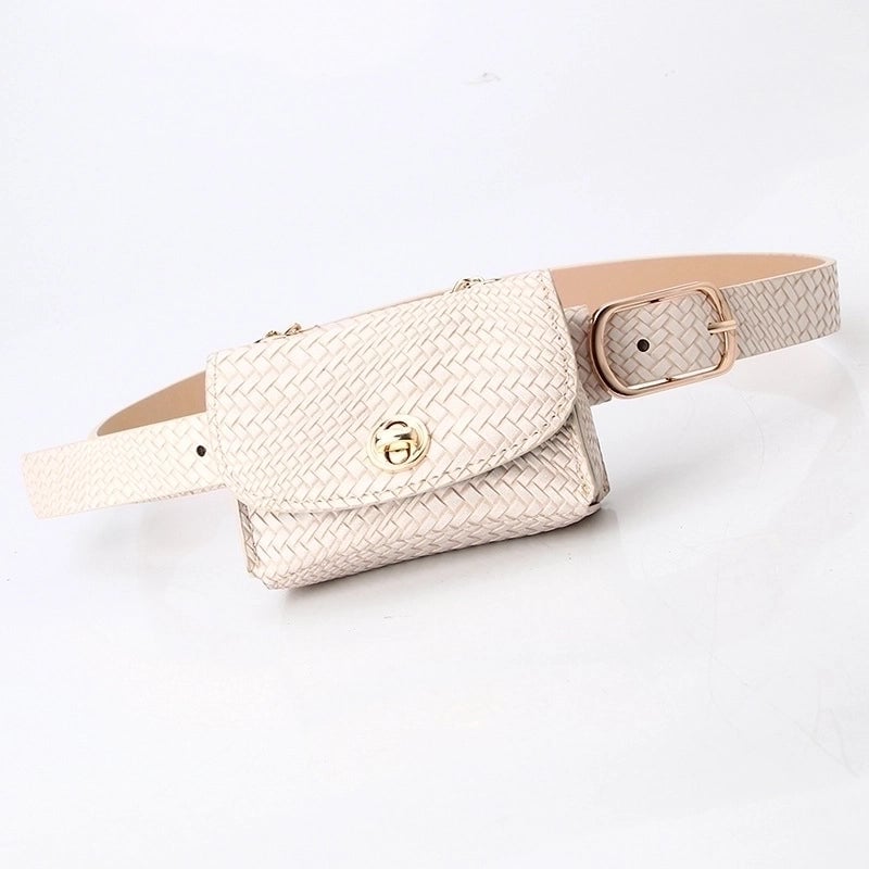Fashion Leopard Belt Bag Mini Chain Bag All-match Clothing Belt