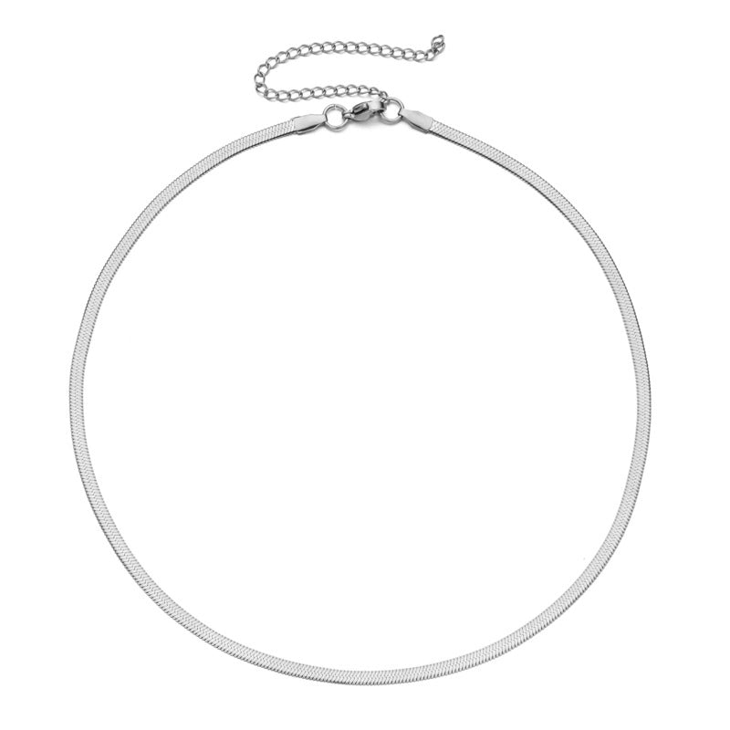 Minimalist Geometric Stainless Steel Plating Necklace