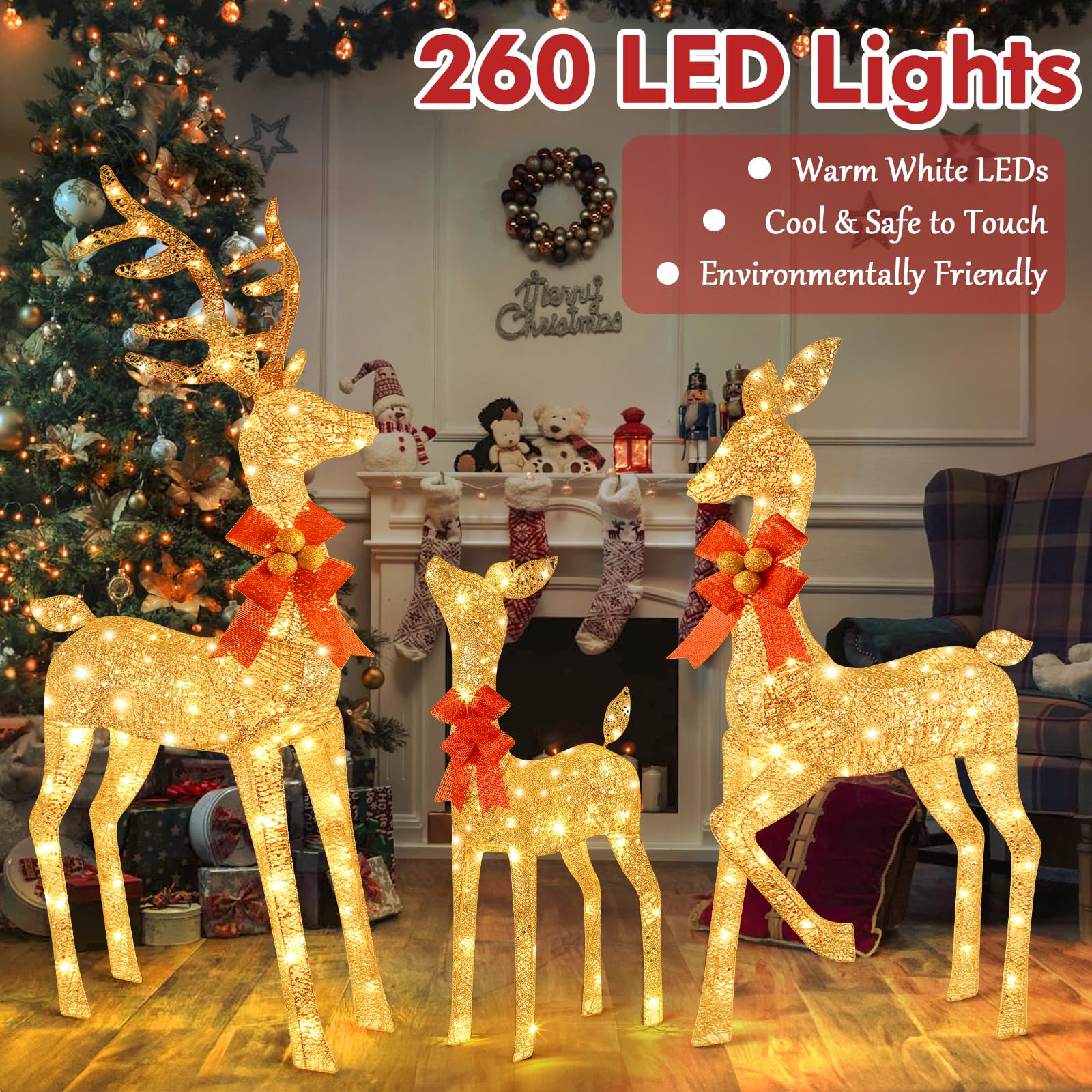 🔥 LED Deer Lighting
